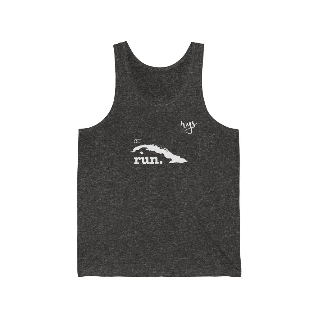 Run Cuba Men's / Unisex Tank Top (Solid)