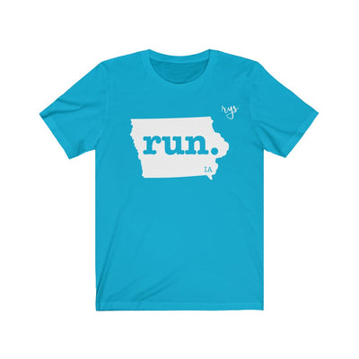 Run Iowa Men's / Unisex T-Shirt (Solid)
