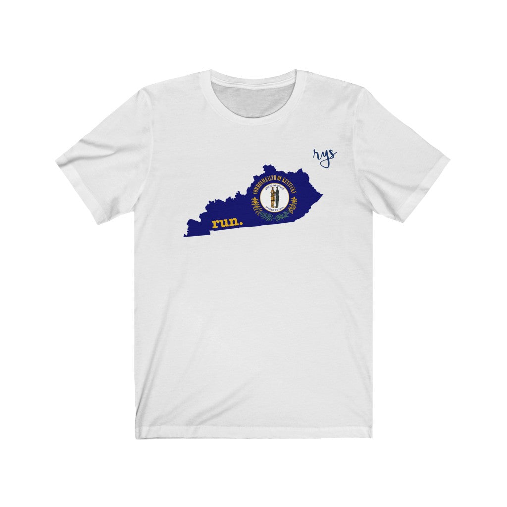 Run Kentucky Men's / Unisex T-Shirt (Flag)