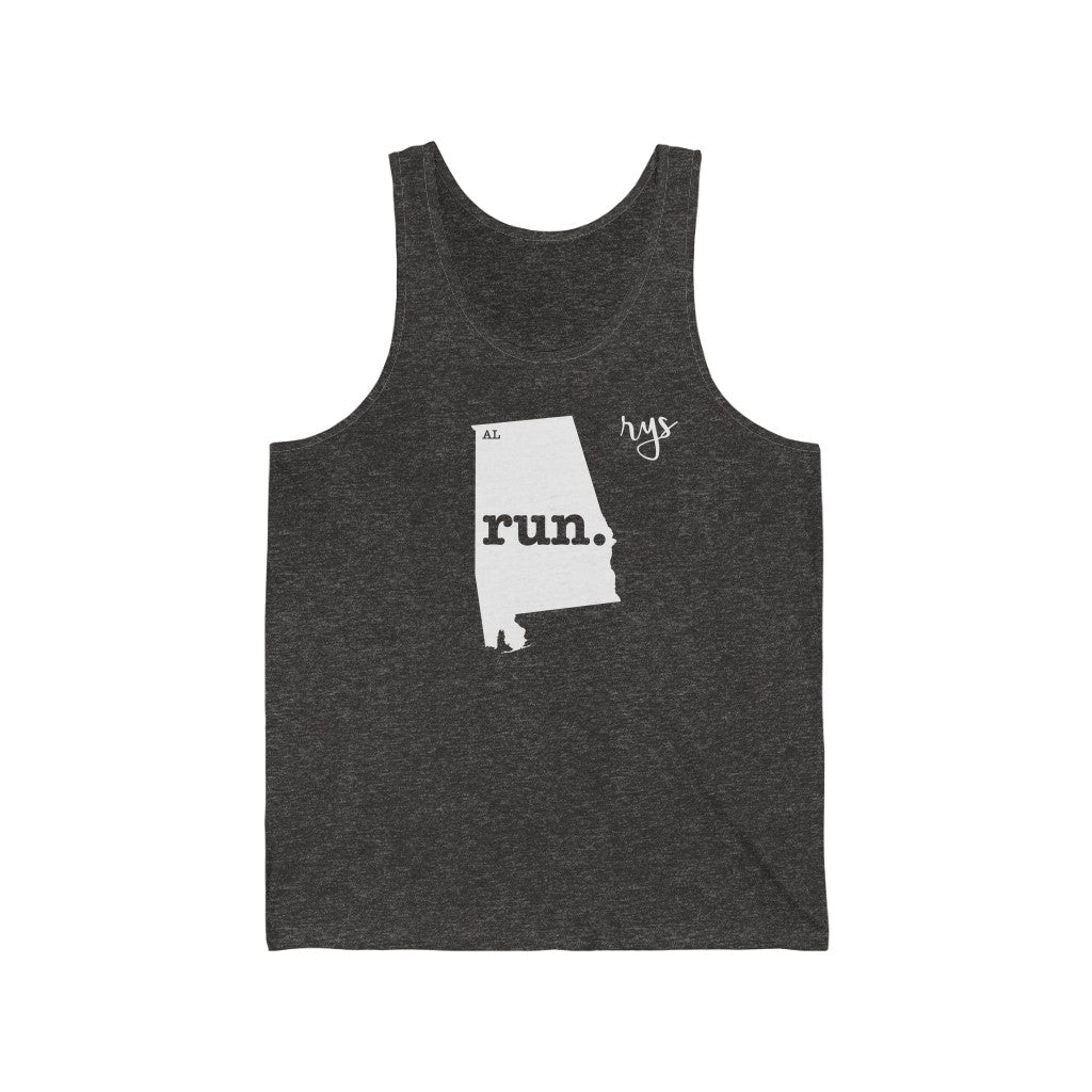 Run Alabama Men's / Unisex Tank Top (Solid)