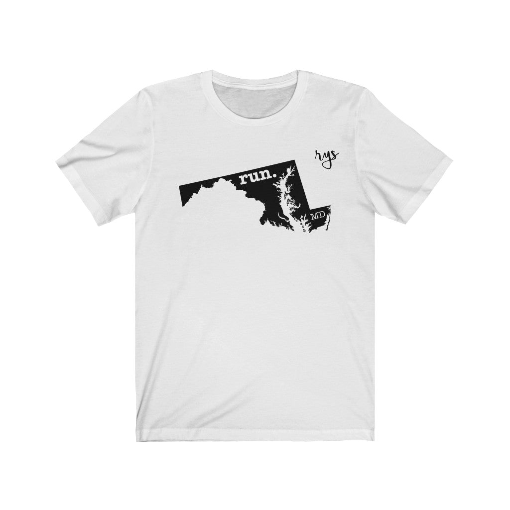 Run Maryland Men's / Unisex T-Shirt (Solid)