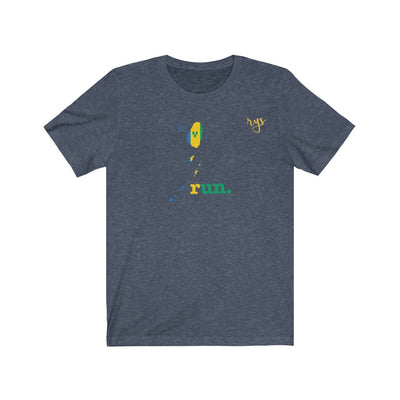 Run Saint Vincent Grenadines Men's / Unisex T-Shirt (Flag)