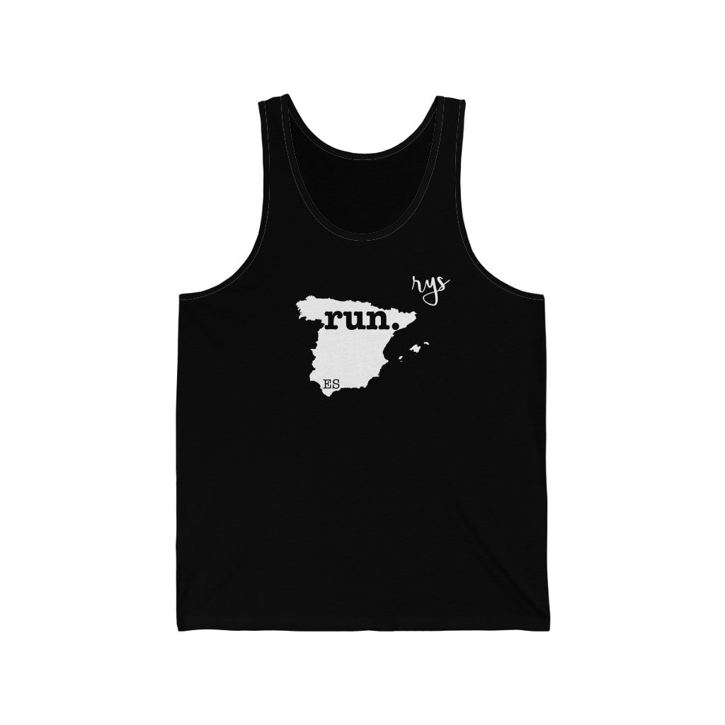 Run Spain Men's / Unisex Tank Top (Solid)