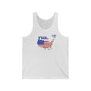 Run United States Men's / Unisex Tank Top (Flag)