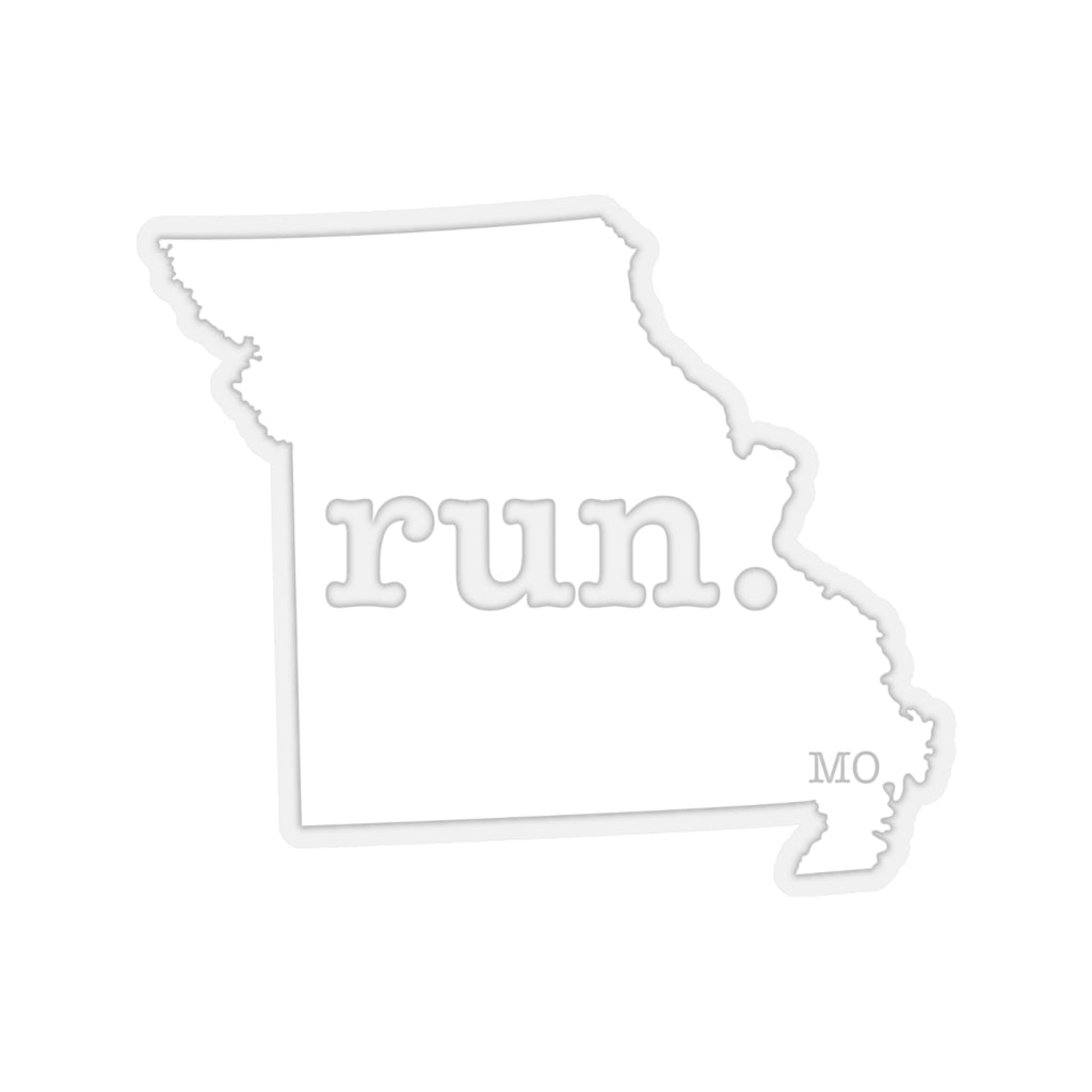 Run Missouri Stickers (Solid)