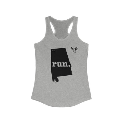 Run Alabama Women's Racerback Tank (Solid)