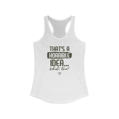 What Time Women's Racerback Tank