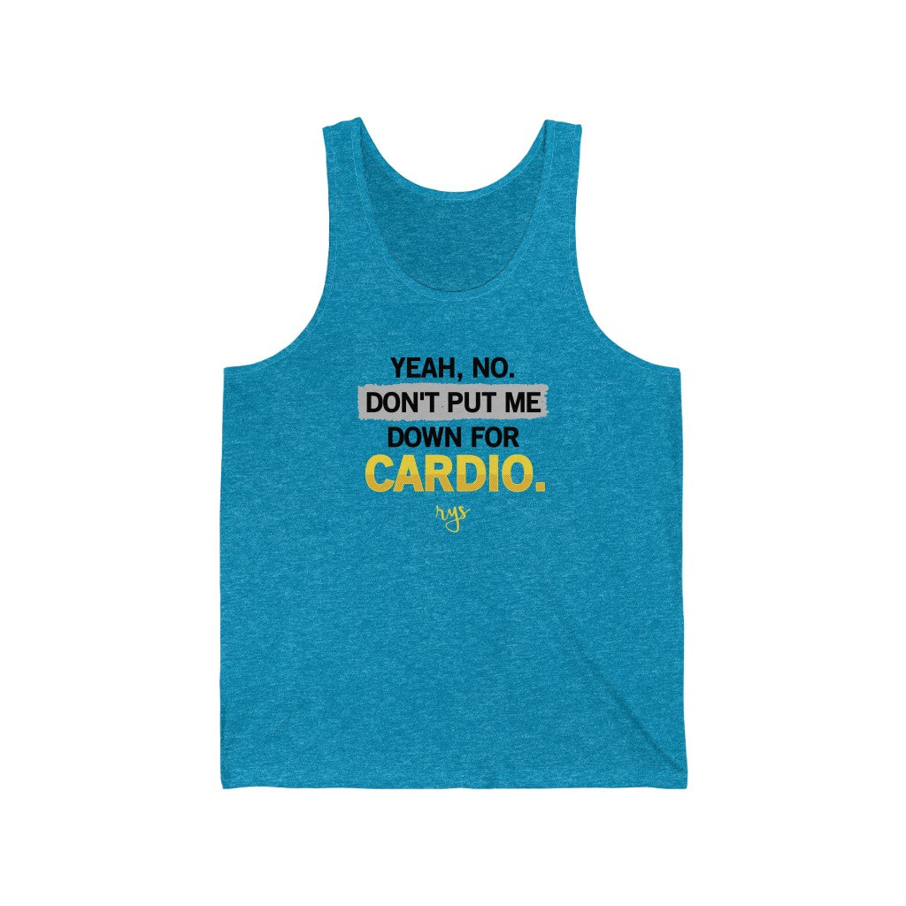No Cardio Men's / Unisex Tank Top