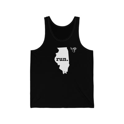 Run Illinois Men's / Unisex Tank Top (Solid)