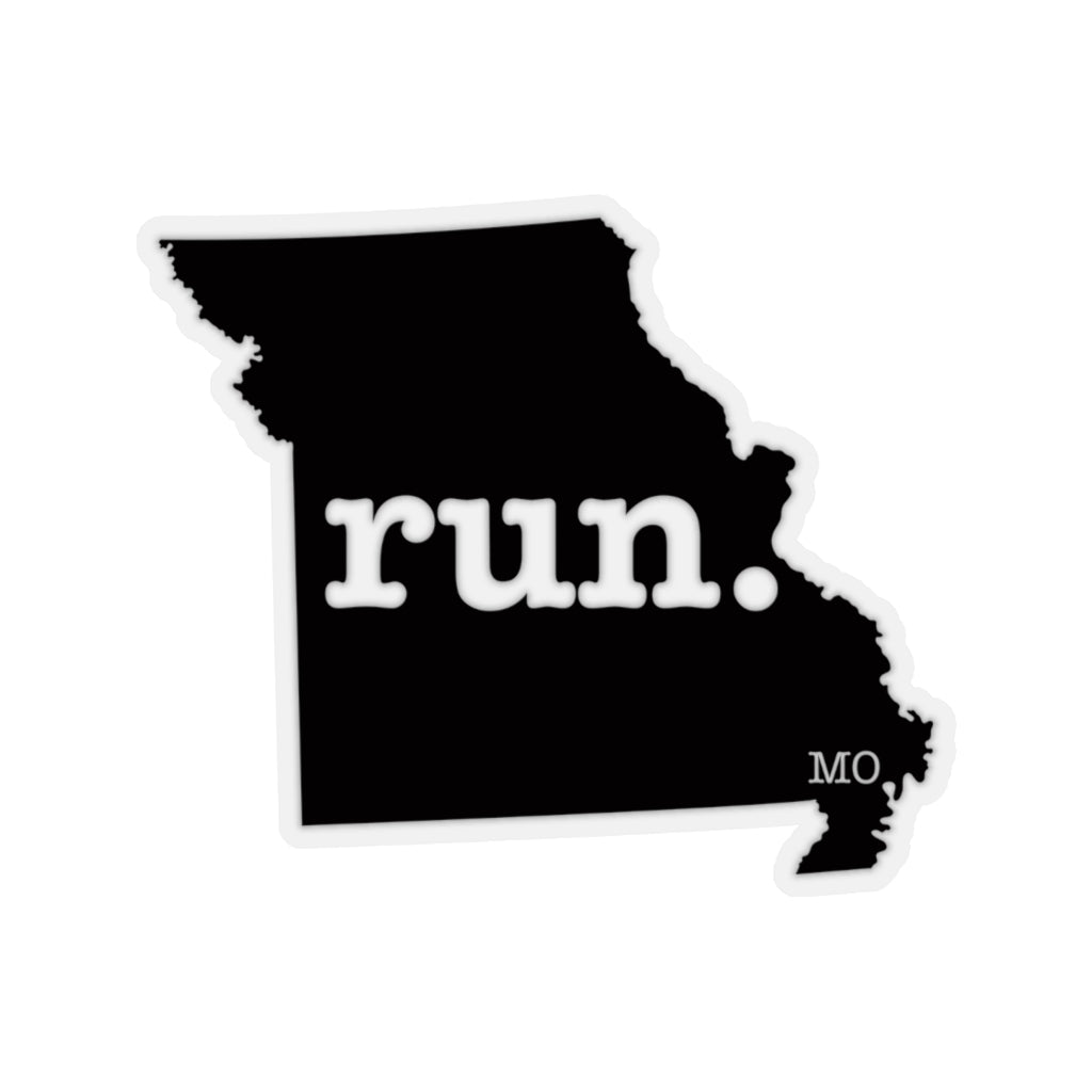 Run Missouri Stickers (Solid)