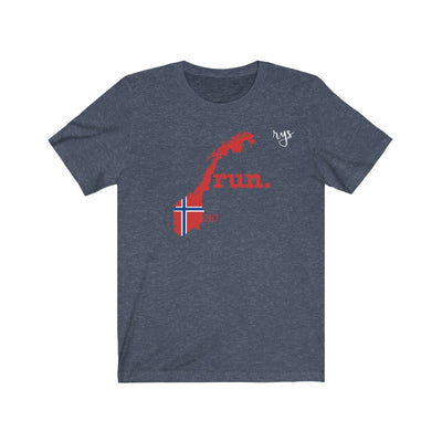 Run Norway Men's / Unisex T-Shirt (Flag)