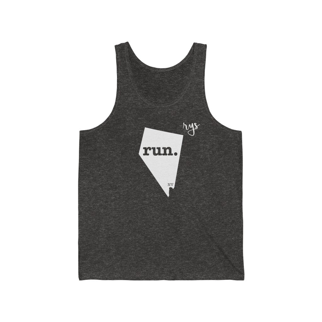 Run Nevada Men's / Unisex Tank Top (Solid)