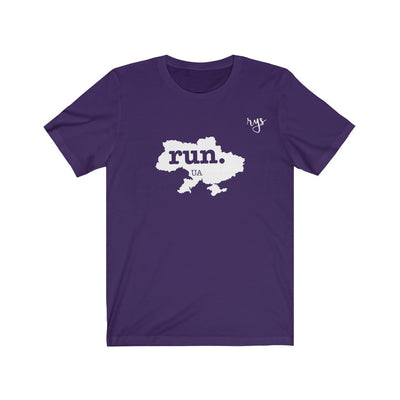 Run Ukraine Men's / Unisex T-Shirt (Solid)