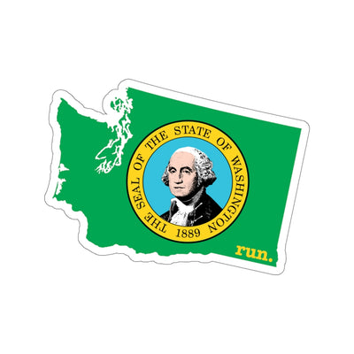 Run Washington Stickers (Flag)