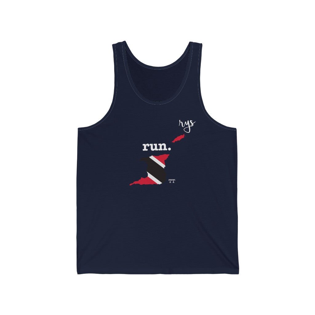 Run Trinidad Tobago Men's / Unisex Tank Top (Flag)