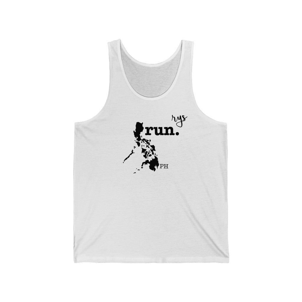 Run Philippines Men's / Unisex Tank Top (Solid)
