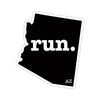 Run Arizona Stickers (Solid)