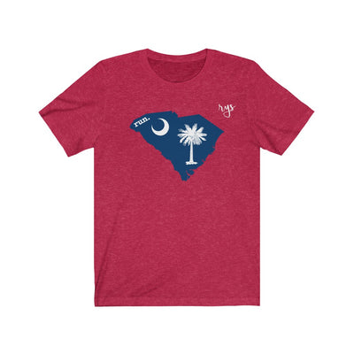 Run South Carolina Men's / Unisex T-Shirt (Flag)