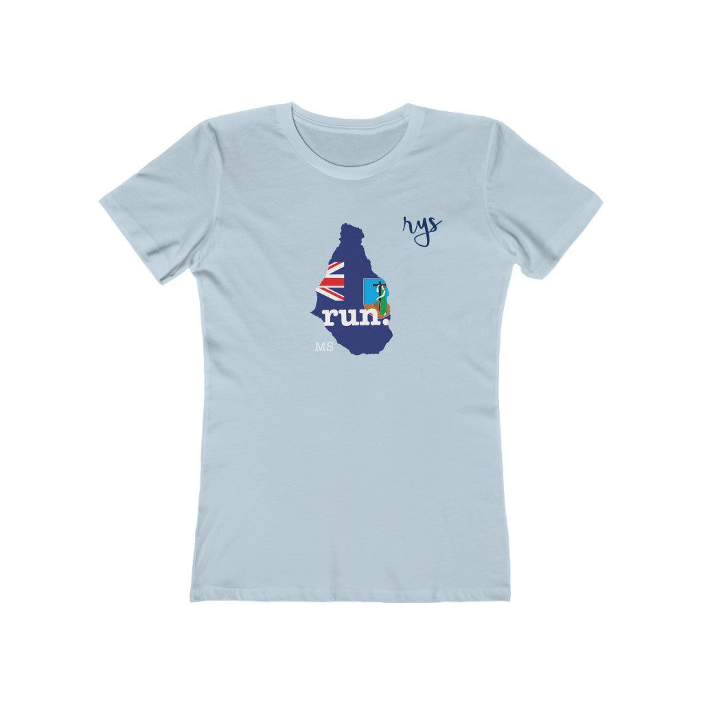 Run Montserrat Women’s T-Shirt (Flag)