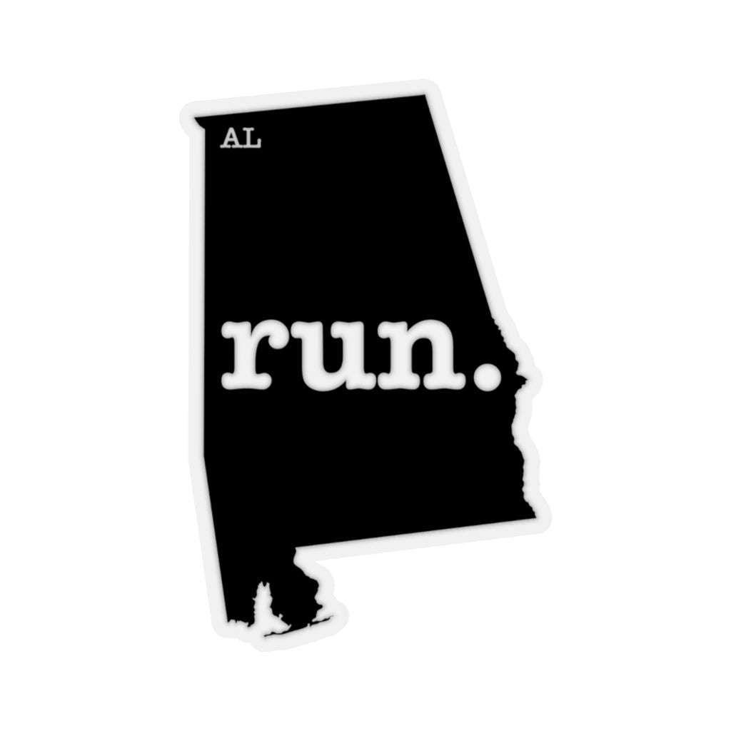 Run Alabama Stickers (Solid)