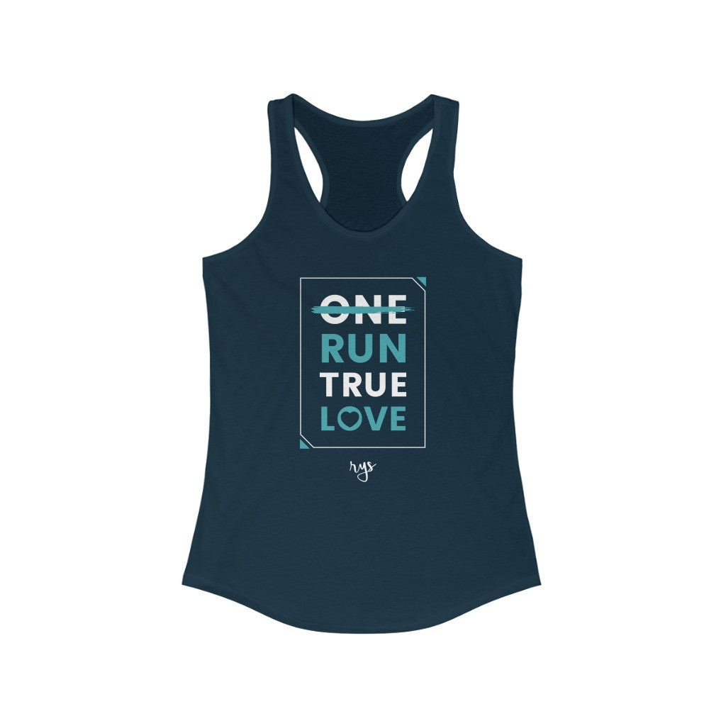 Run True Love Women's Racerback Tank