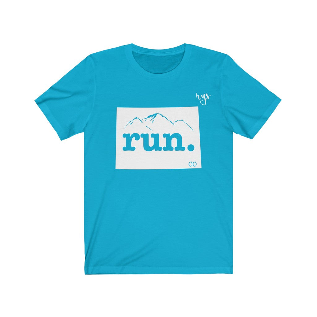 Run Colorado Men's / Unisex T-Shirt (Solid)