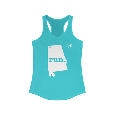 Run Alabama Women's Racerback Tank (Solid)