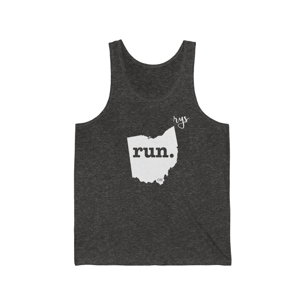 Run Ohio Men's / Unisex Tank Top (Solid)