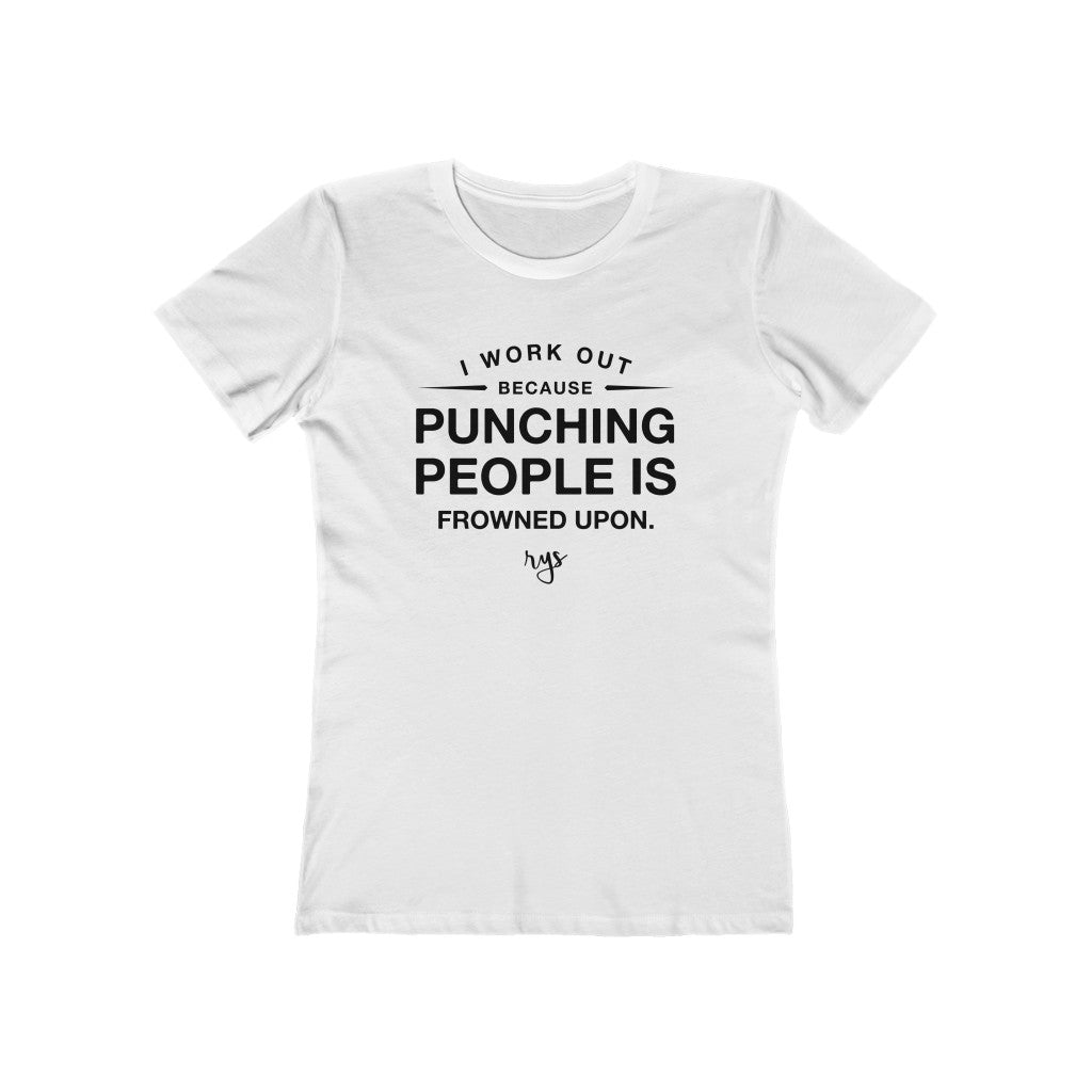 Punching People Women's T-Shirt