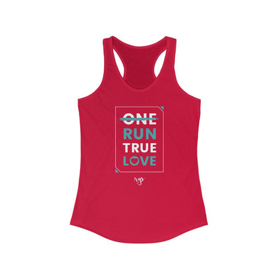 Run True Love Women's Racerback Tank