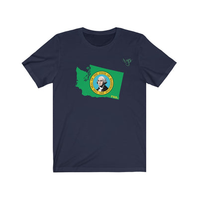 Run Washington Men's / Unisex T-Shirt (Flag)