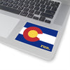 Run Colorado Stickers (Flag)