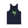 Run Brazil Men's / Unisex Tank Top (Flag)