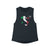 Run Italy Women's Scoop Muscle Tank (Flag)