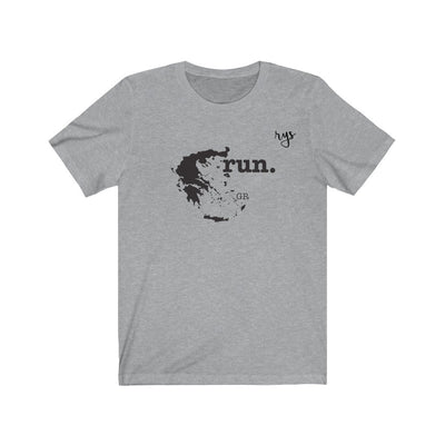 Run Greece Men's / Unisex T-Shirt (Solid)
