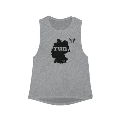 Run Germany Women's Scoop Muscle Tank (Solid)