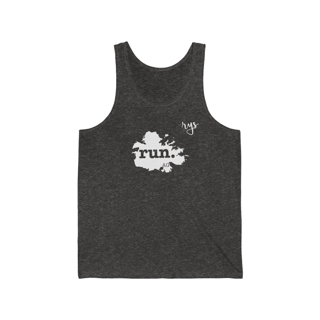Run Antigua Barbuda Men's / Unisex Tank Top (Solid)