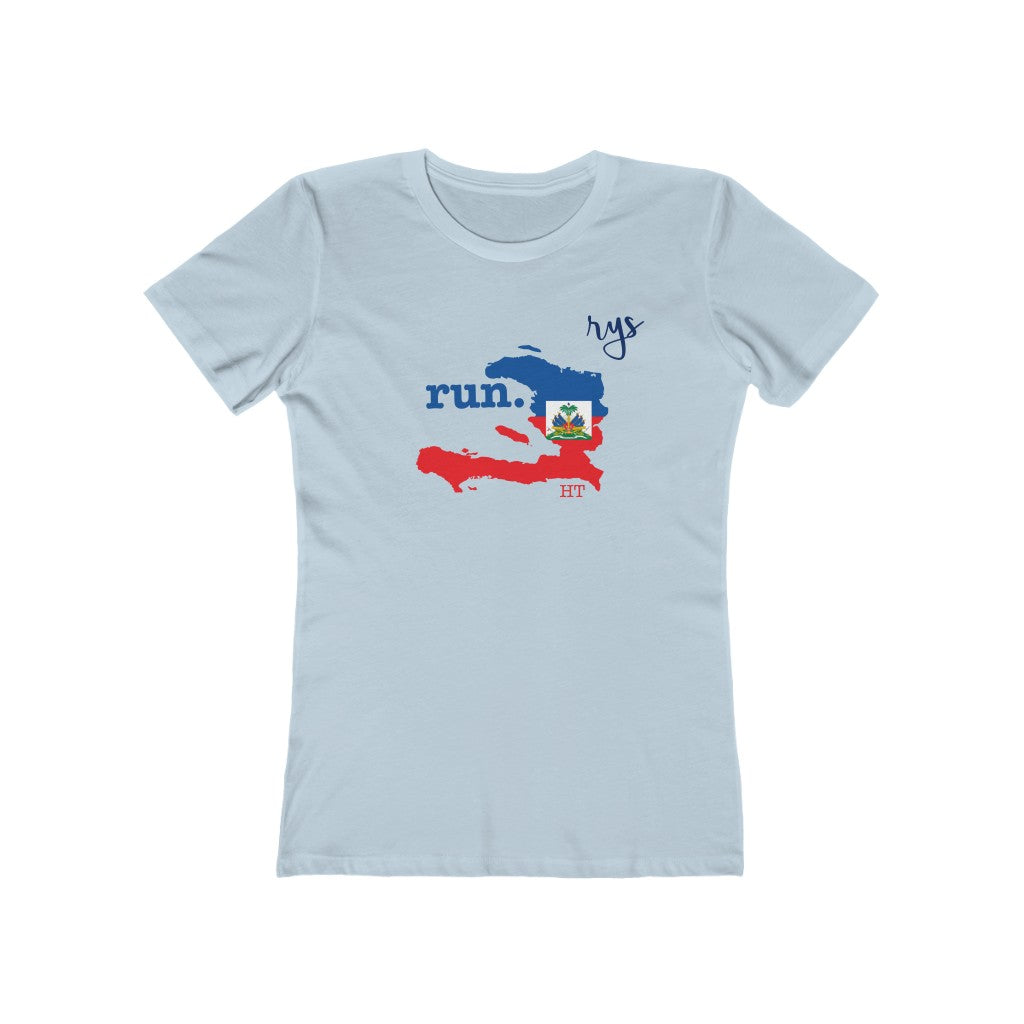 Run Haiti Women’s T-Shirt (Flag)