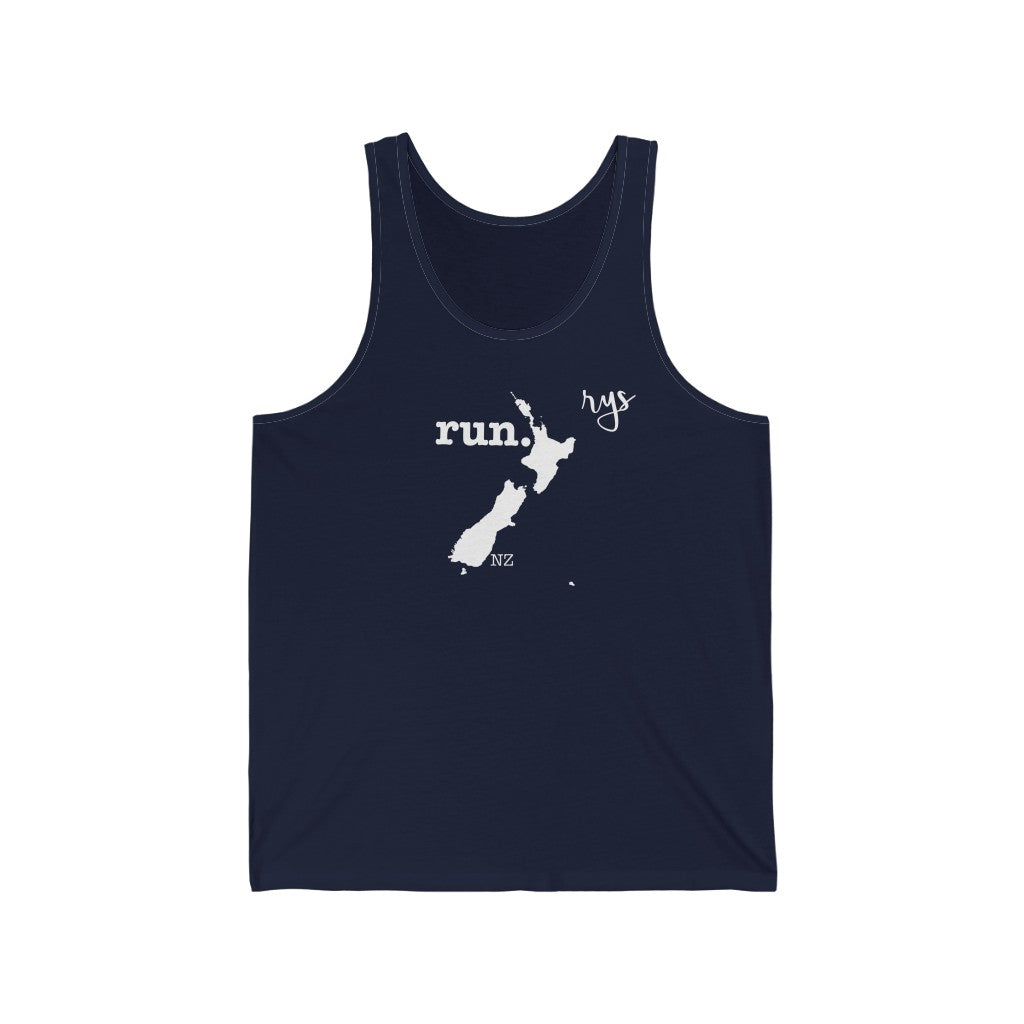 Run New Zealand Men's / Unisex Tank Top (Solid)