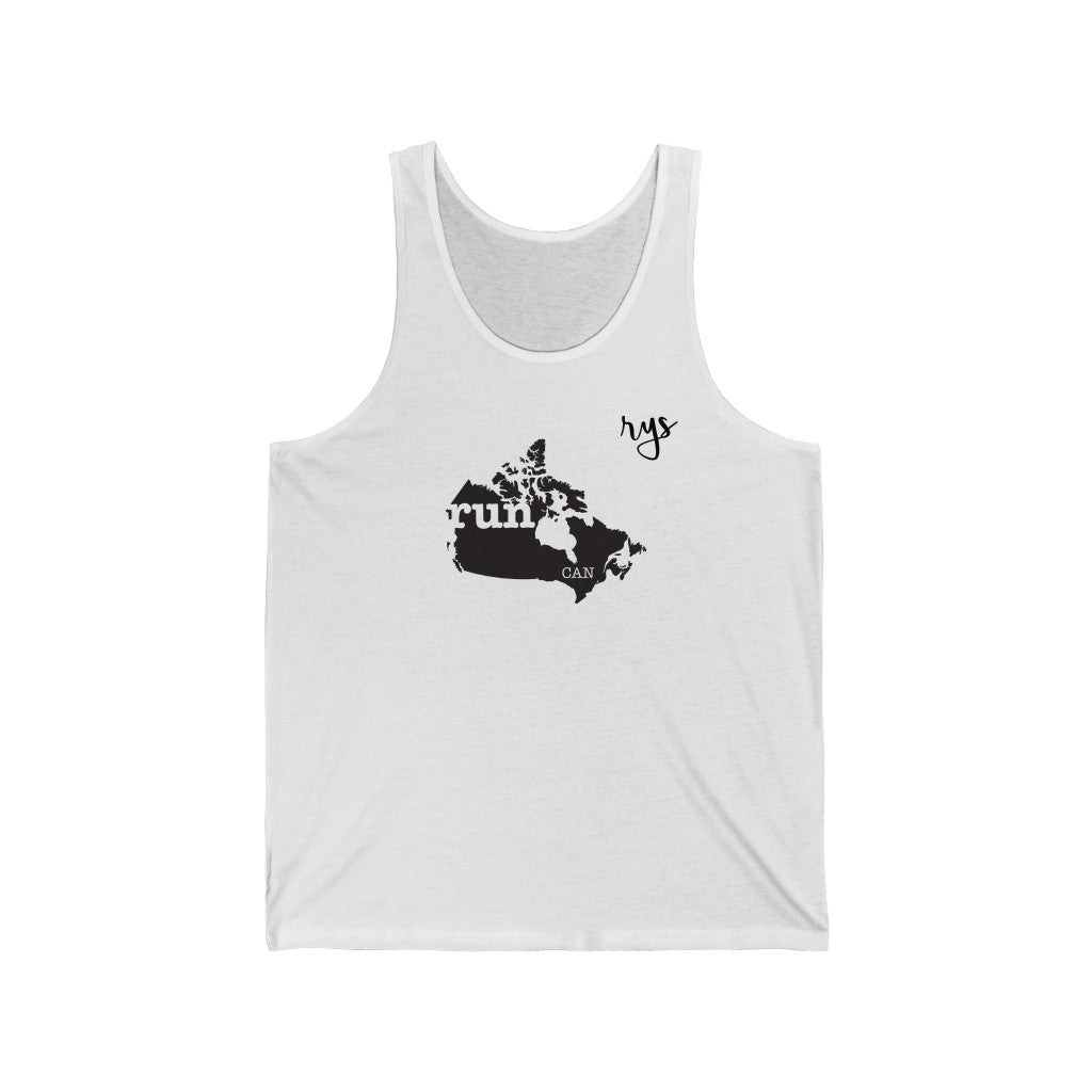 Run Canada Men's / Unisex Tank Top (Solid)