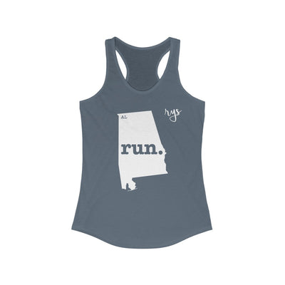 Run Alabama Women's Racerback Tank (Solid)