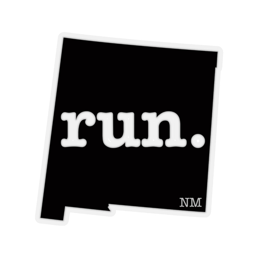Run New Mexico Stickers (Solid)