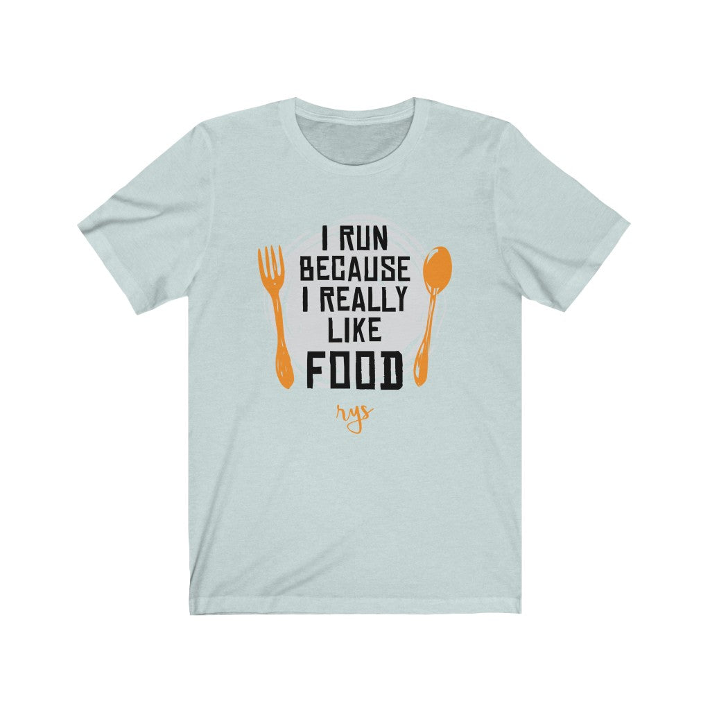 Run For Food Men's / Unisex T-Shirt