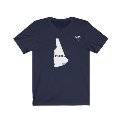 Run New Hampshire Men's / Unisex T-Shirt (Solid)