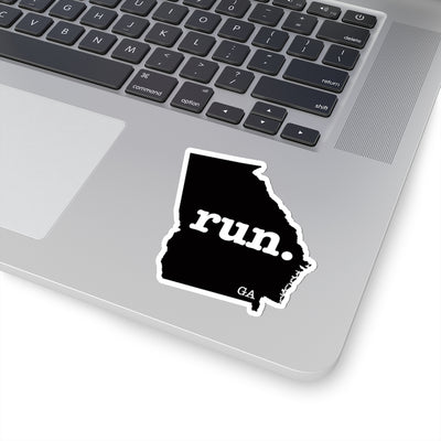 Run Georgia Stickers (Solid)