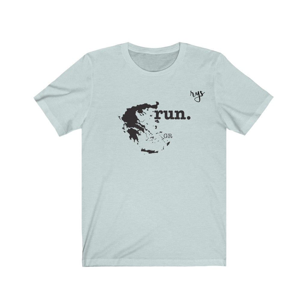 Run Greece Men's / Unisex T-Shirt (Solid)