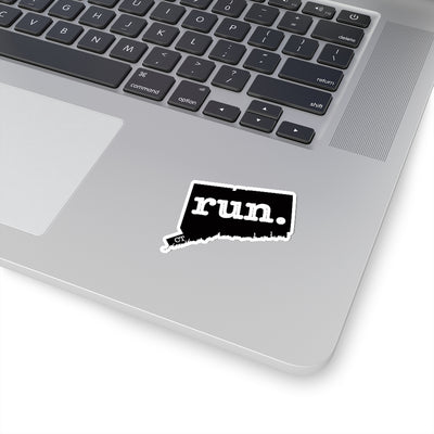 Run Connecticut Stickers (Solid)