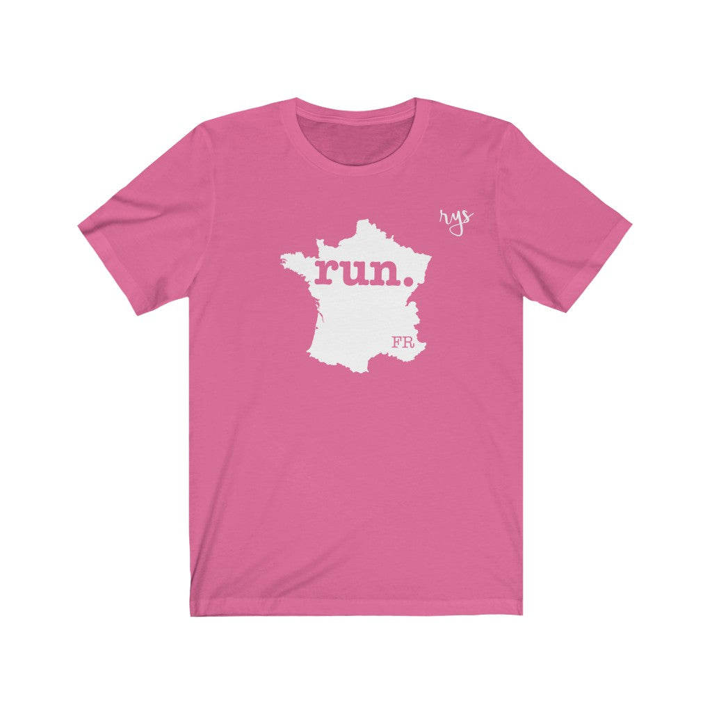 Run France Men's / Unisex T-Shirt (Solid)