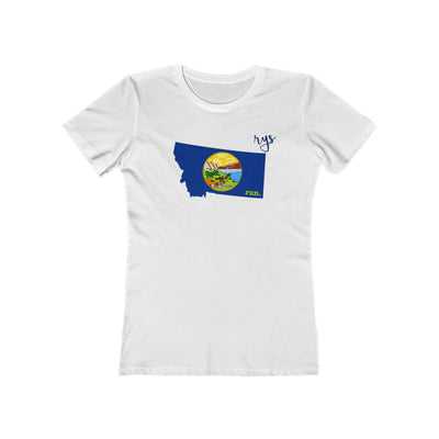 Run Montana Women’s T-Shirt (Flag)