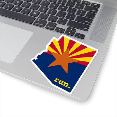 Run Arizona Stickers (Flag)